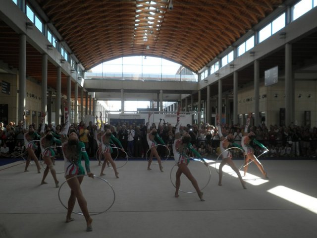 Le Farfalle della Ritmica. Nazionale Italiana di Ginnastica Ritmica. Cerimonia inaugurale Sports Days 2011 alla Fiera di Rimini1